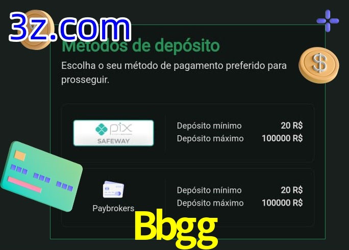 O cassino Bbgg oferece uma grande variedade de métodos de pagamento